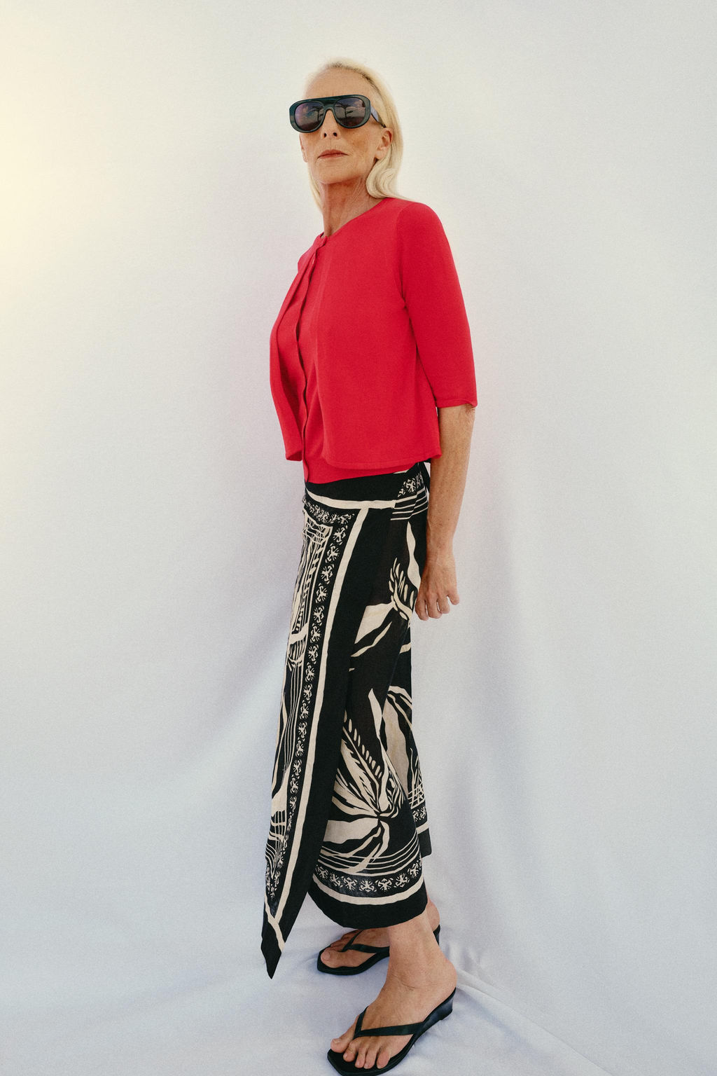 CHAQUETA PUNTO DOBLE CAPA / Rojo - Zara фото 3