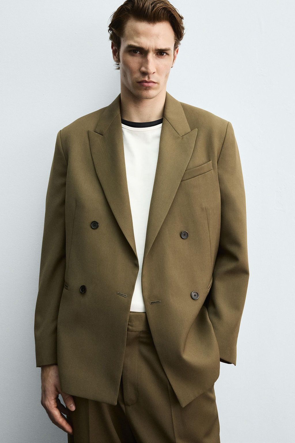 LIMITED EDITION DOUBLE-BREASTED SUIT BLAZER - Zara фото 5