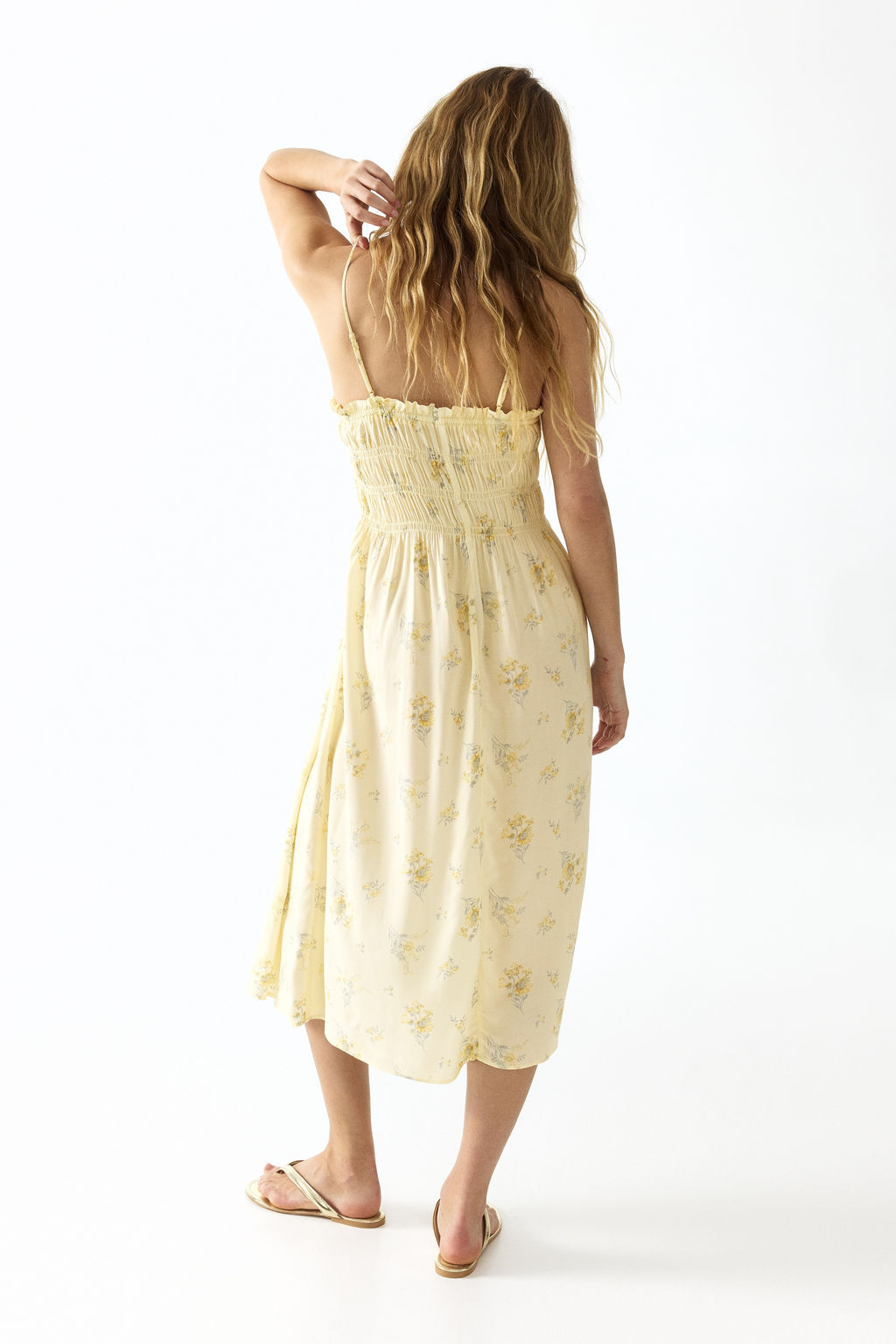 Smocked strappy dress - H&m фото 9