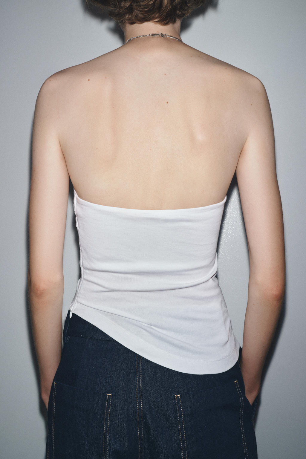 ASYMMETRIC BANDEAU TOP - Zara фото 3