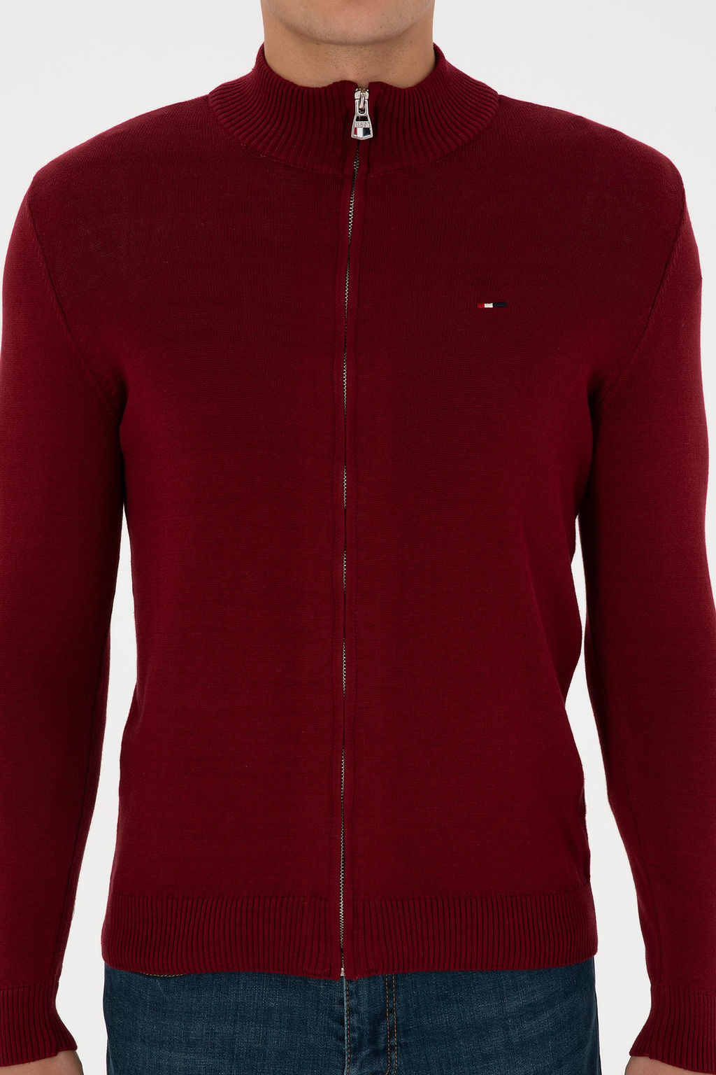 Erkek Bordo Basic Triko H_rka - U.s. polo assn фото 13