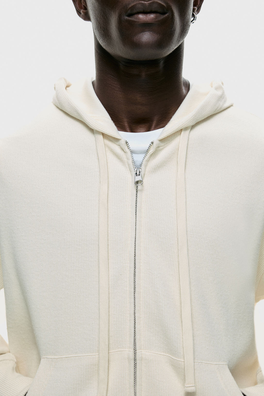 Chaqueta de punto con capucha Loose Fit - H&m фото 7