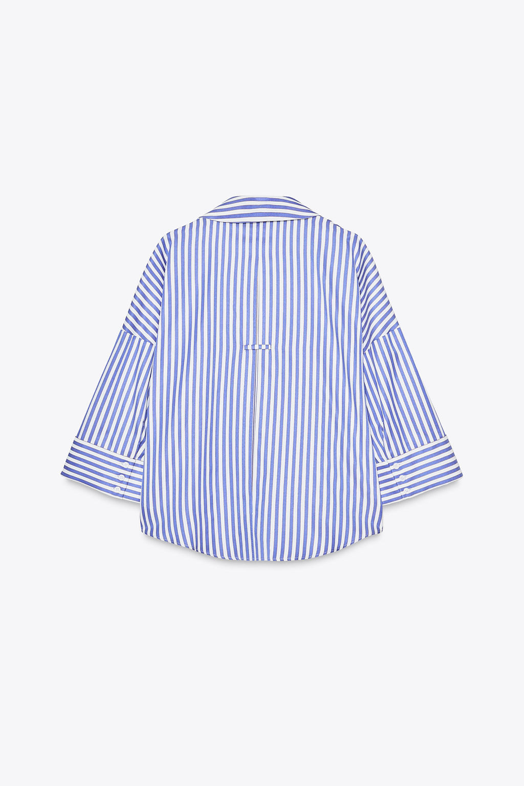 WIDE-SLEEVE POPLIN SHIRT - Zara фото 9