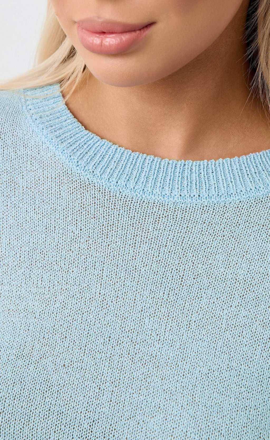 ПРЕДЗАКАЗ! Дата поставки 5 апреля! Джемпер F512-1508 l.blue