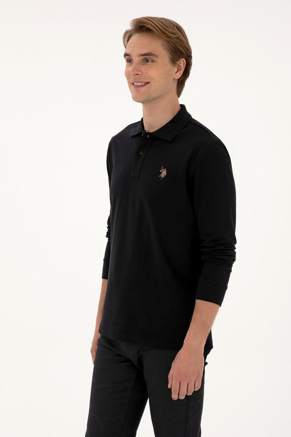 Erkek Siyah Basic Sweatshirt Sepette S_rpriz _ndirim - U.s. polo assn фото 3