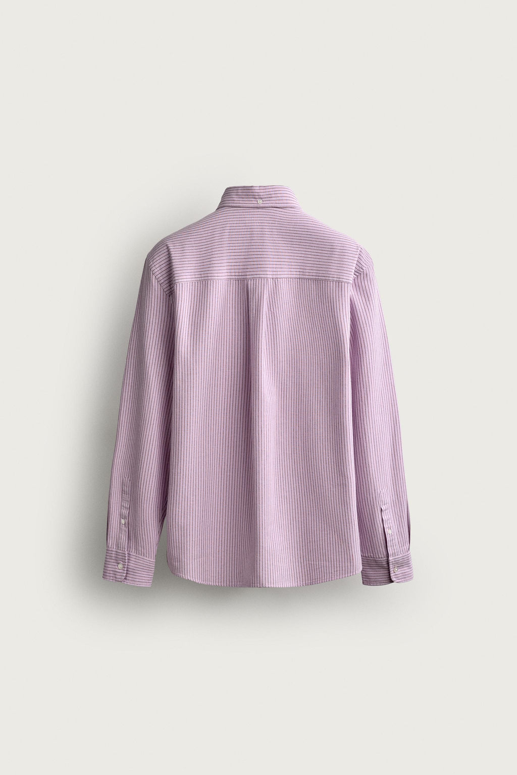 CAMISA REGULAR FIT RAYAS / Rosa pastel - Zara фото 6