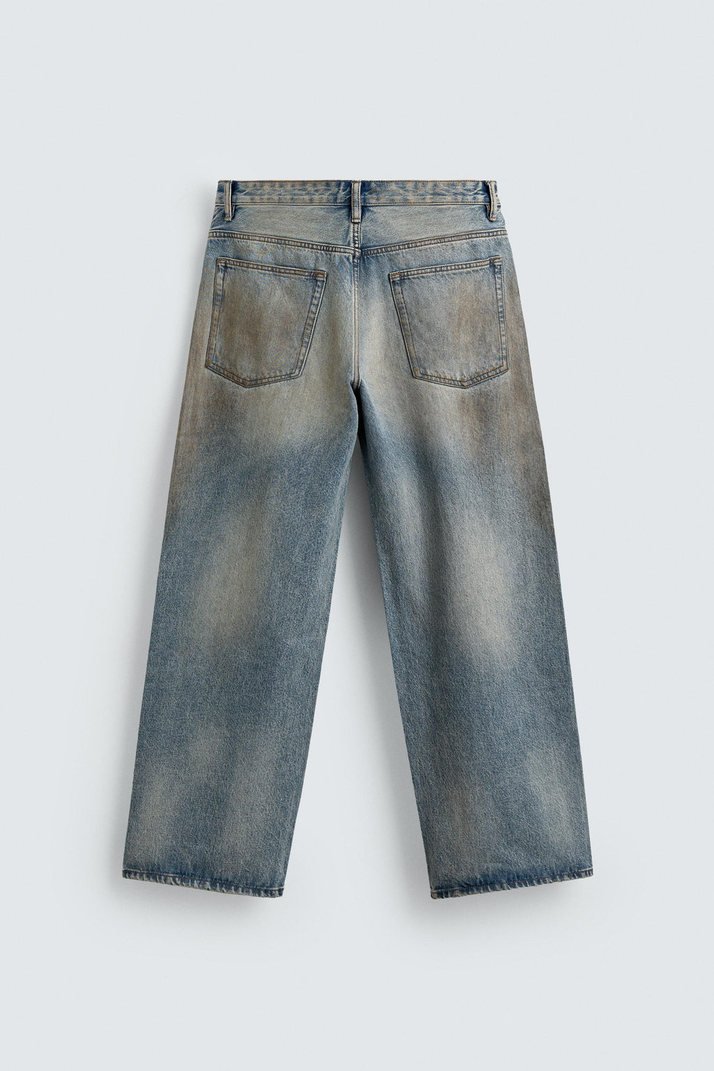 VINTAGE EFFECT BAGGY FIT JEANS - Zara фото 8