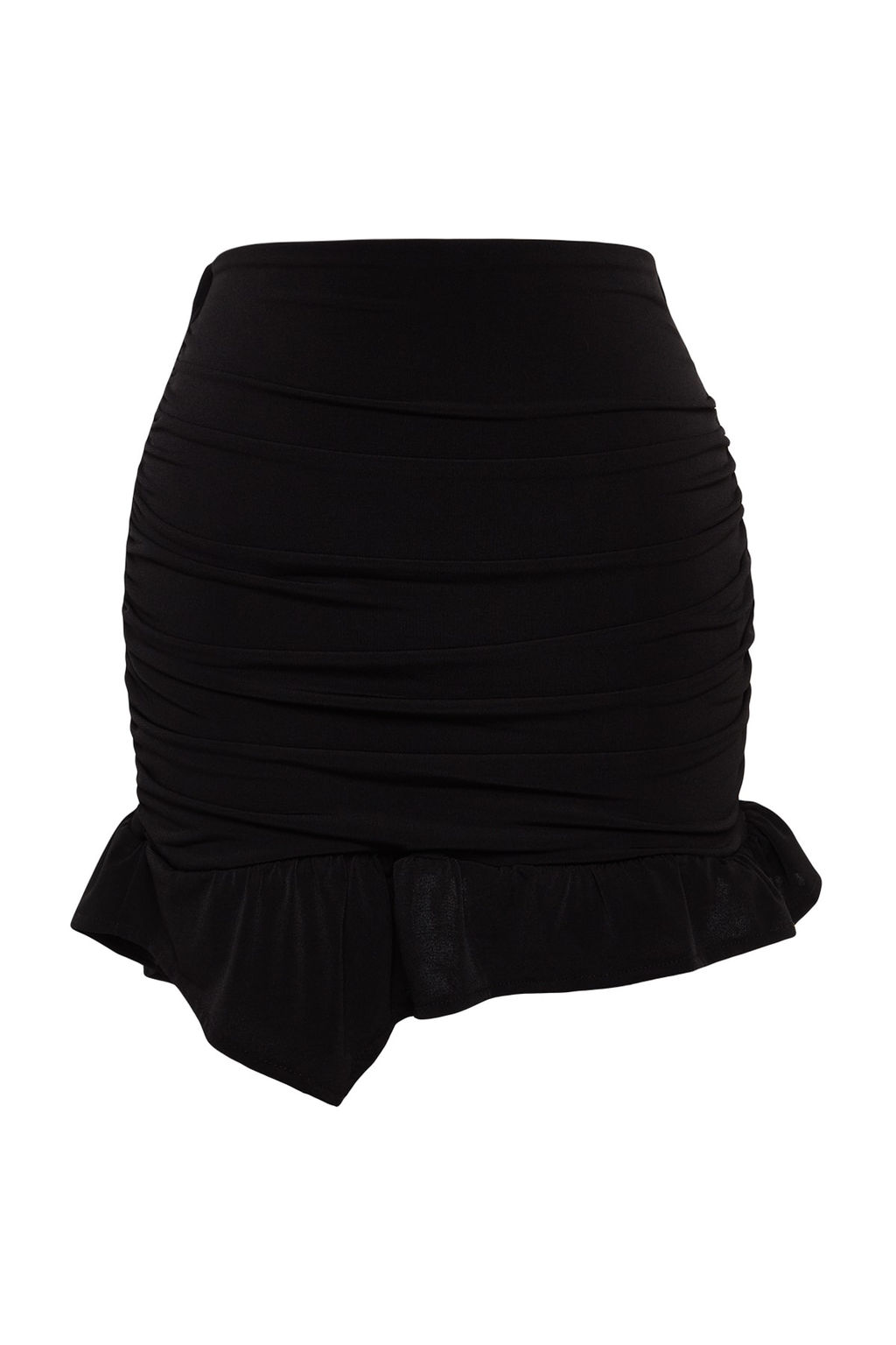 TRENDYOLMILLA Siyah Vucuda Oturan Drapeli Orme Etek TPRAW24ET00003 фото 8