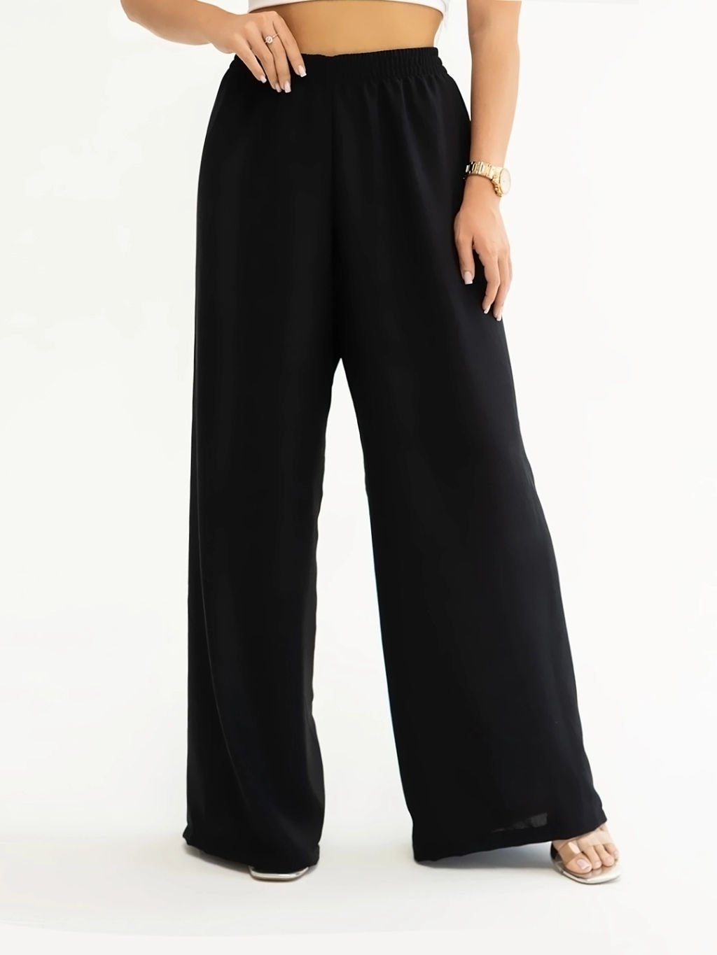 Брюки женские, цвет черный - Барболета фото 2