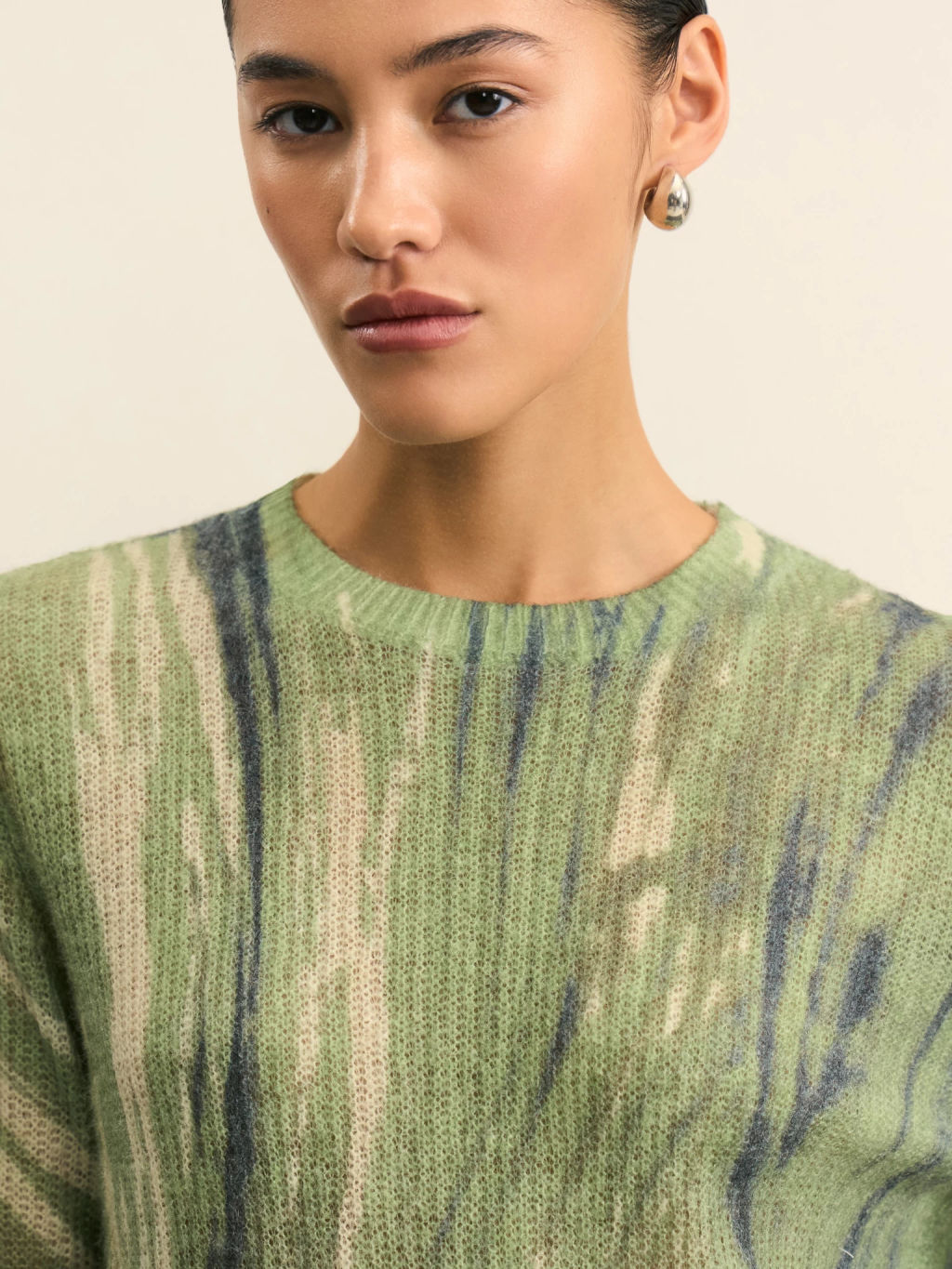 Джемпер с абстрактным принтом / Zarina  фото 6