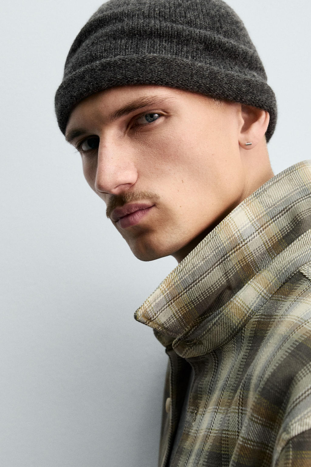 CHECK RELAXED FIT OVERSHIRT