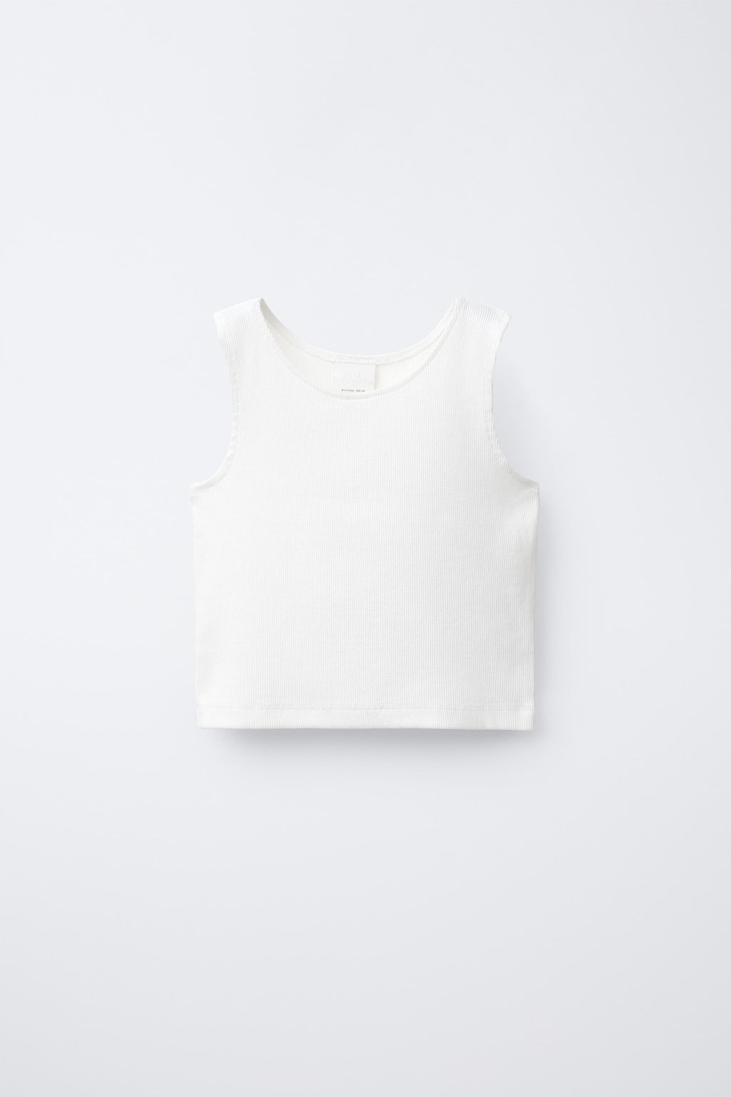 3-PACK OF RIBBED RACERBACK T-SHIRTS - Zara фото 2