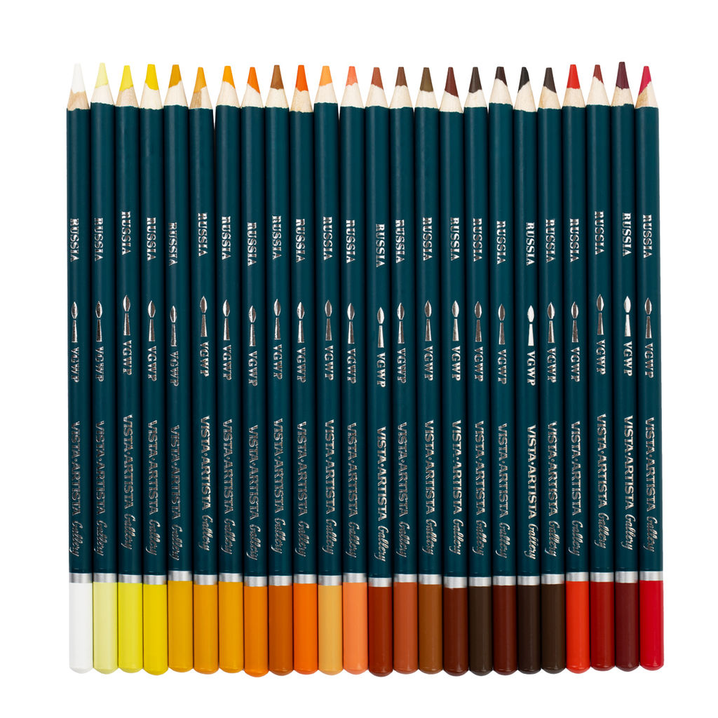 VISTA-ARTISTA Gallery VGWPP-72 Акварельные карандаши набор заточенный 72 цв. подарочная упаковка