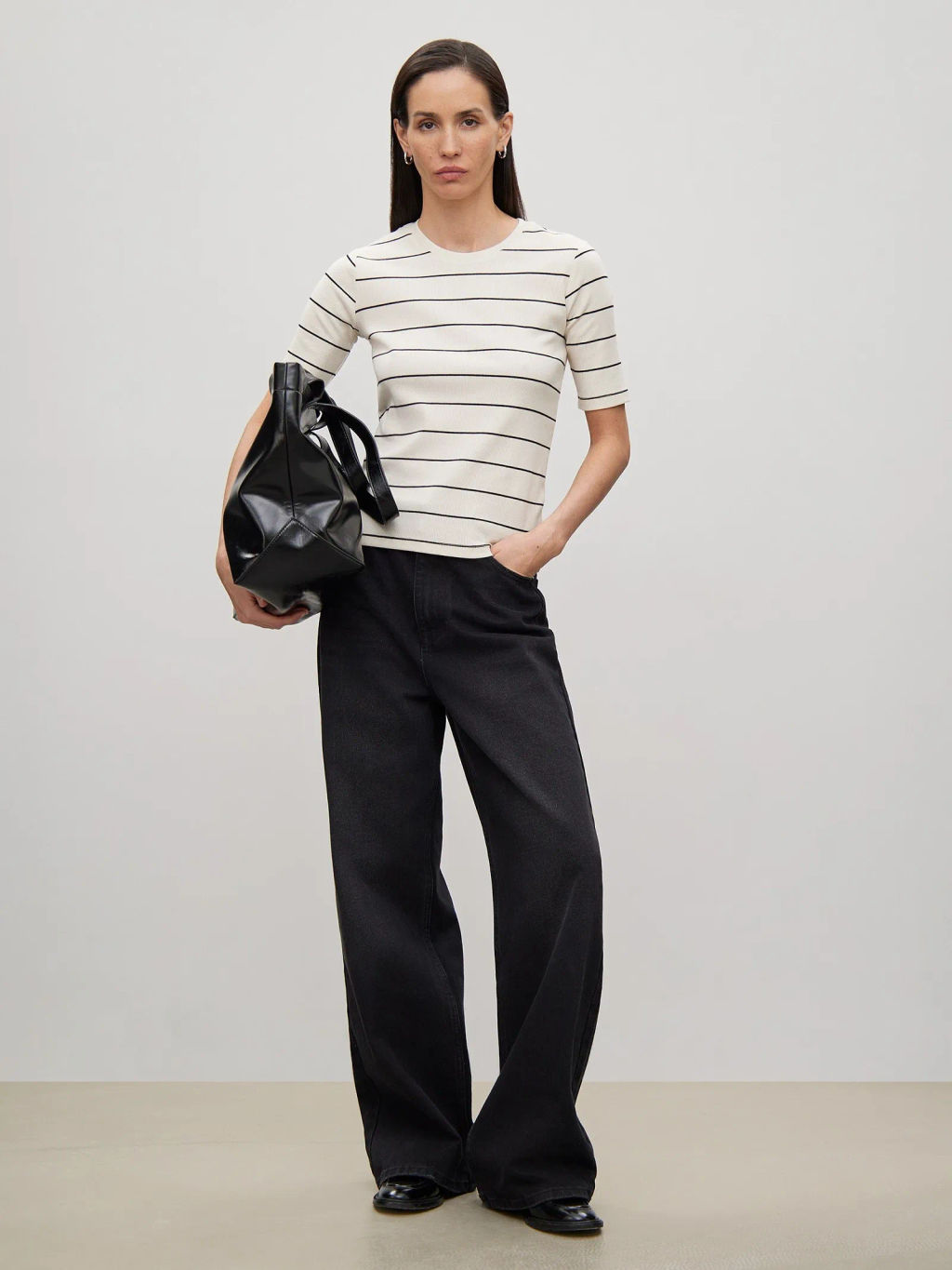 Футболка с удлиненным рукавом