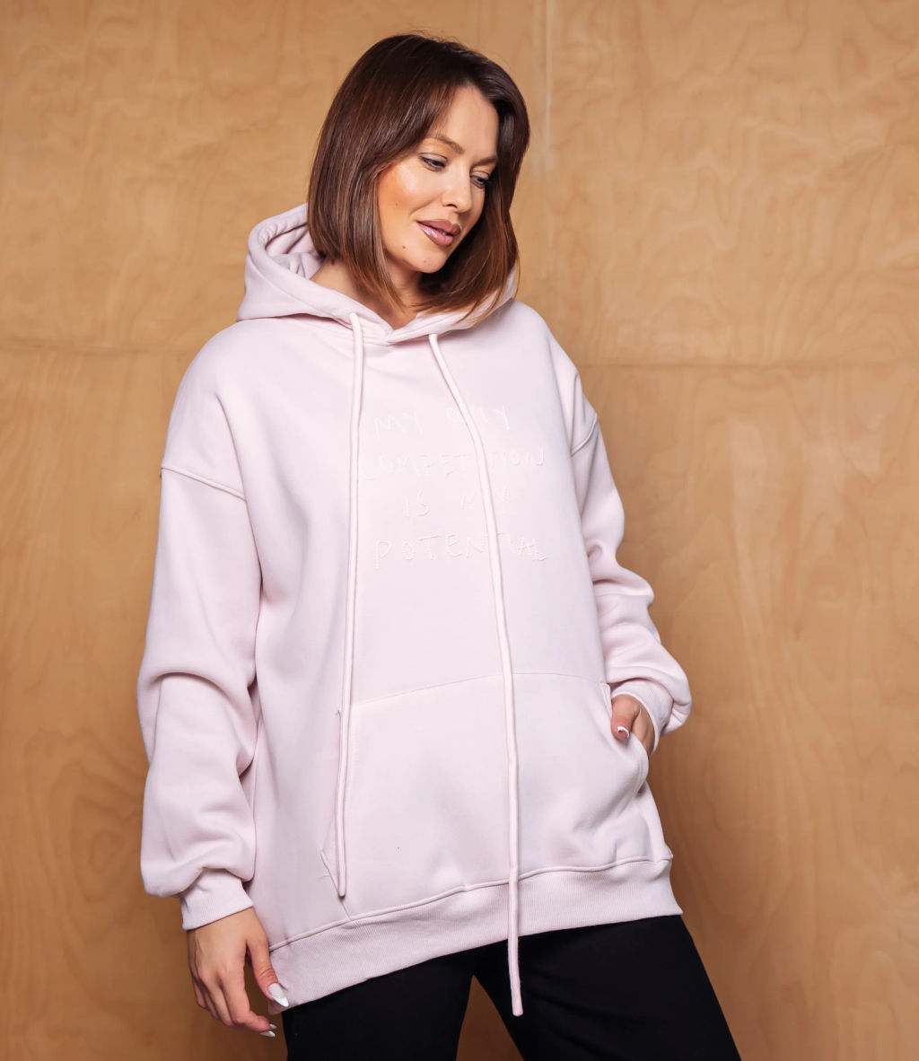 Худи #КТ706 (3), пудровый - Dommod фото 2