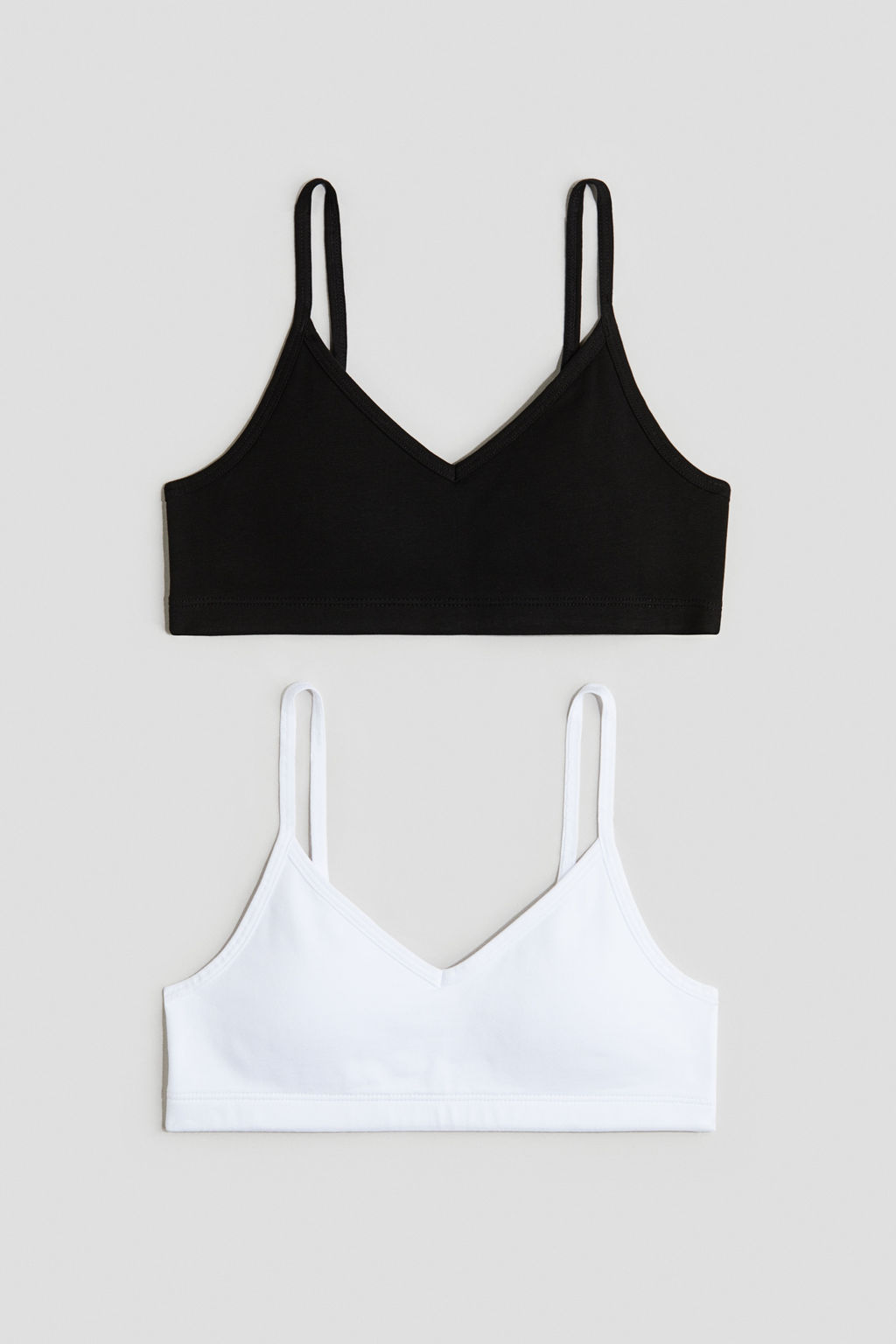 Pack de 2 crop tops con relleno - H&m фото 4