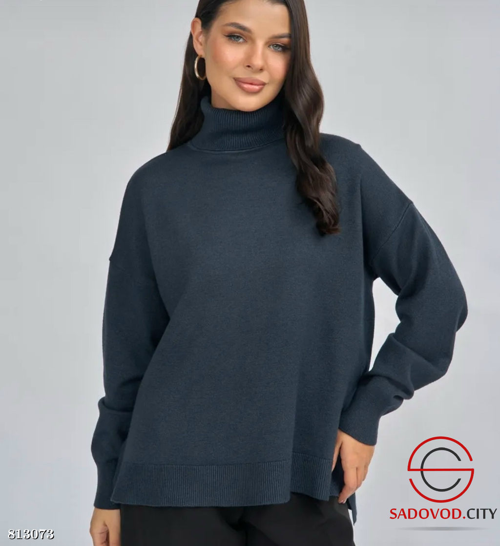 Свитер женский однотонный