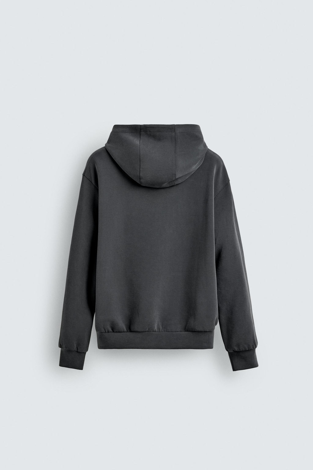 SUDADERA LAVADA SOFT CAPUCHA / Azul / Gris - Zara фото 8