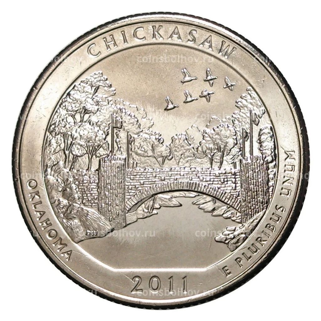 25 центов 2011 года P №10 Рекреационная зона Чикасо