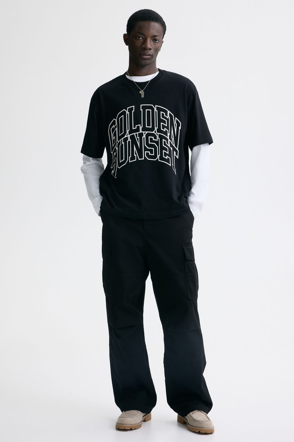 Camiseta con estampado Loose Fit - H&m фото 11