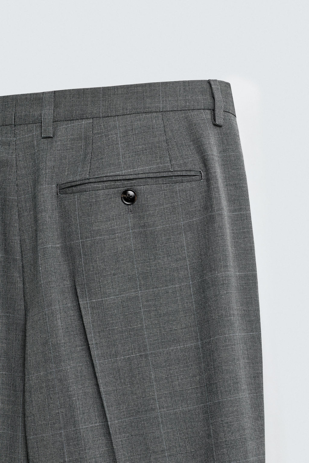 CHECK SUIT TROUSERS - Zara фото 9