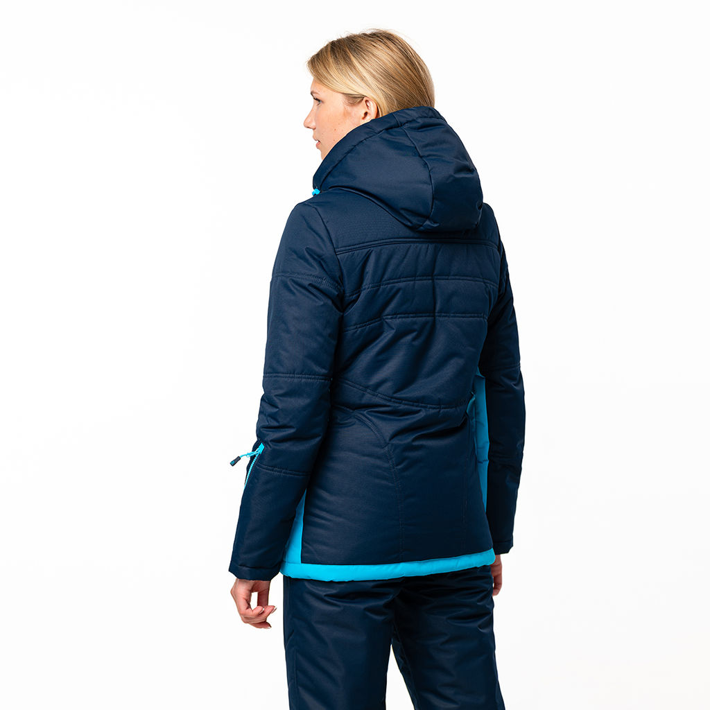 Утеплённый костюм М-218 Синий/Бирюзовый - Rodos фото 4