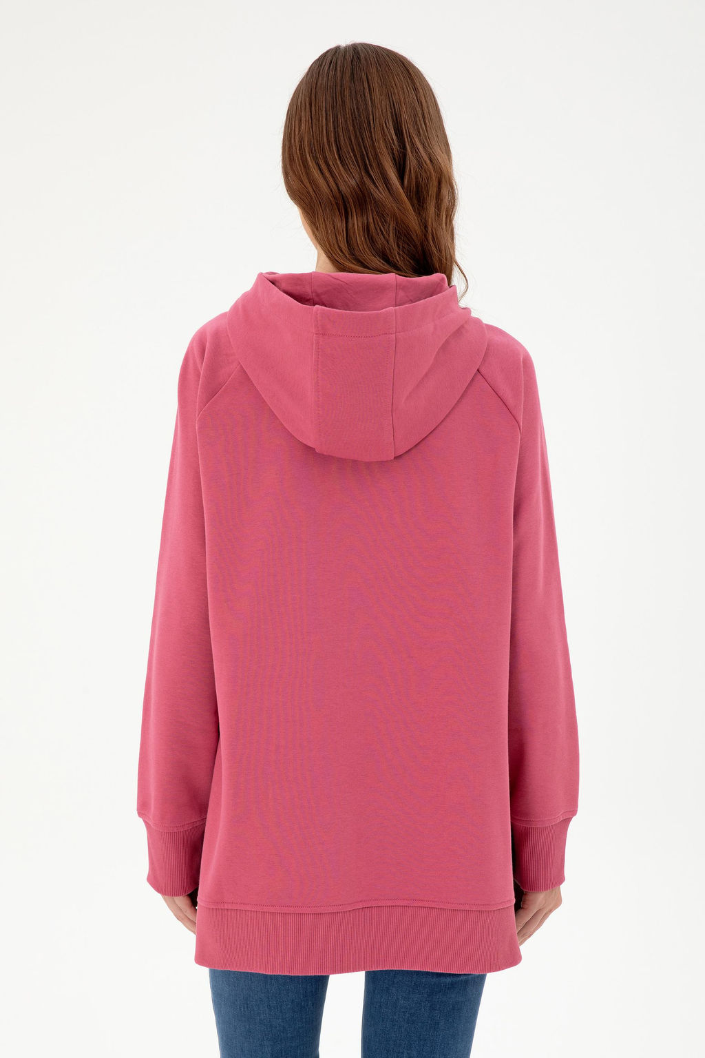 Женский розовый свитшот Неожиданная скидка в корзине - U.s. polo assn фото 5