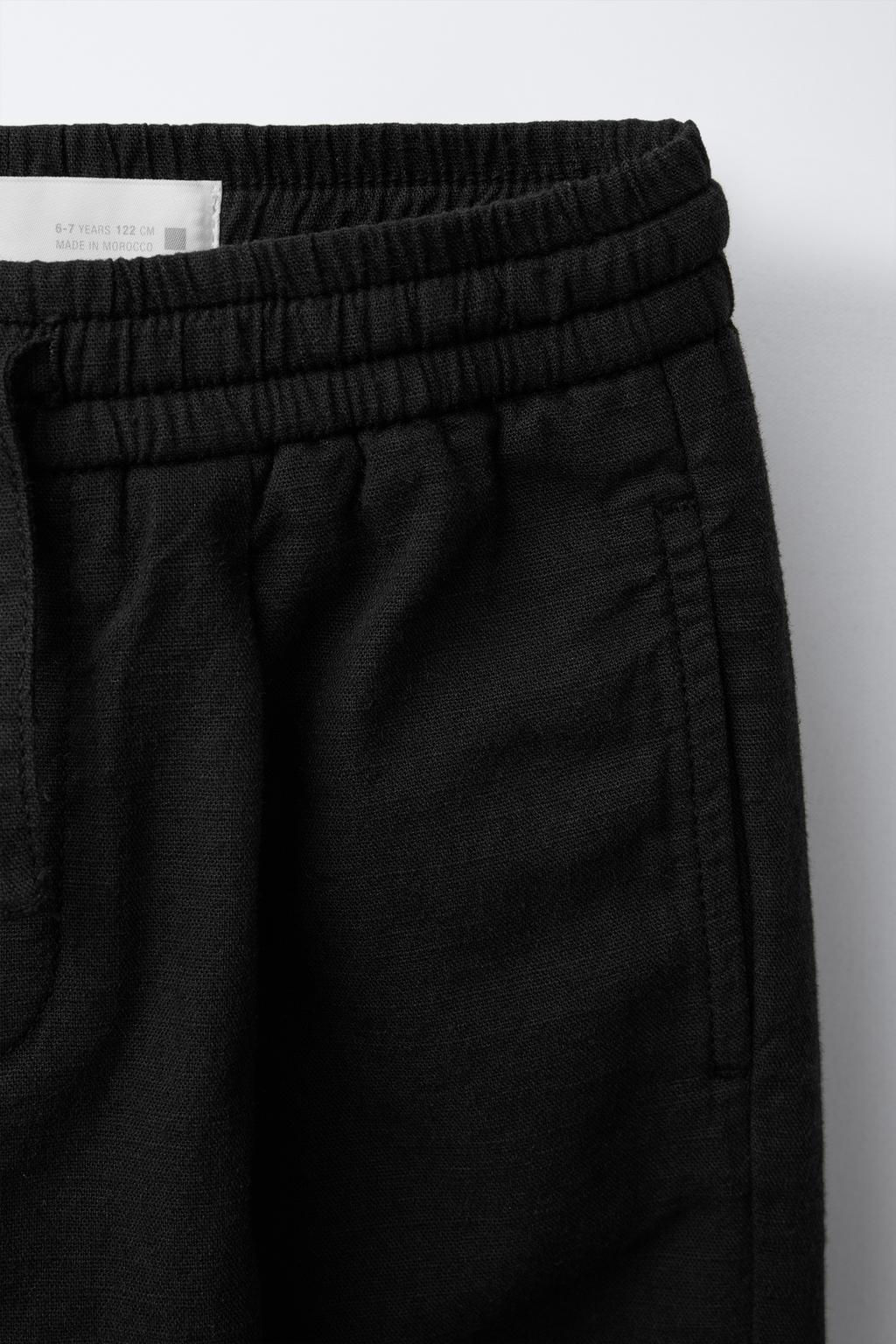STRAIGHT-LEG LINEN TROUSERS - Zara фото 8