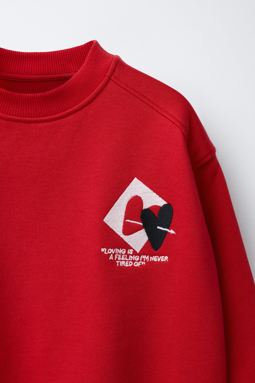 HEART SWEATSHIRT - Zara фото 3