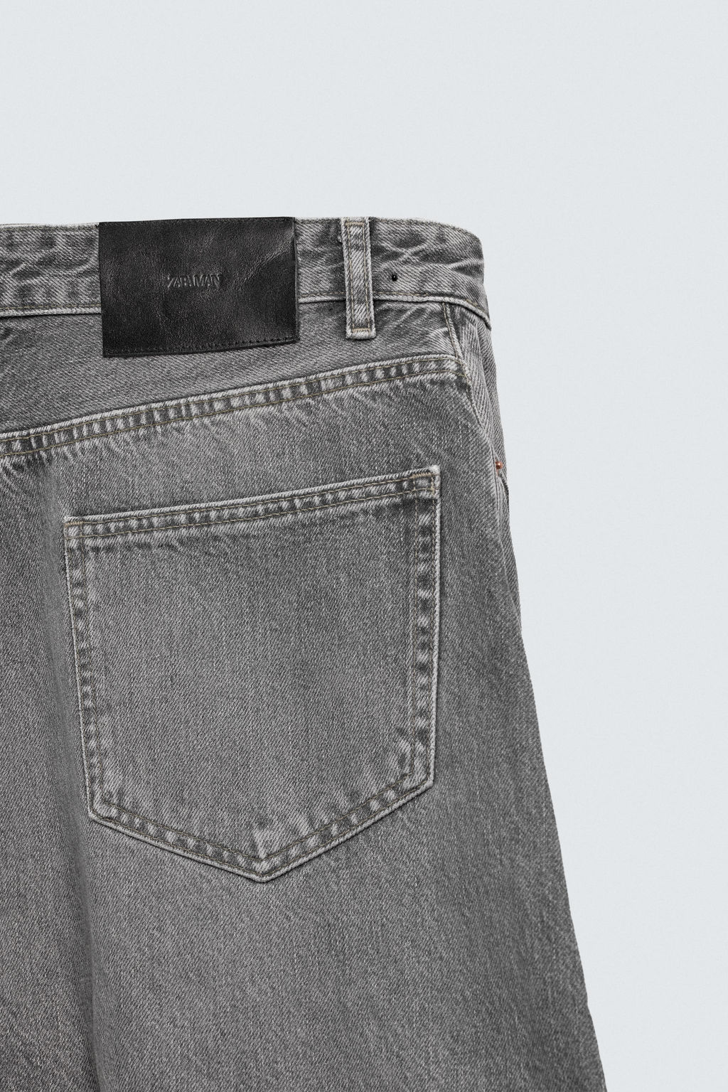 JEANS RELAXED BARREL FIT / Gris - Zara фото 11