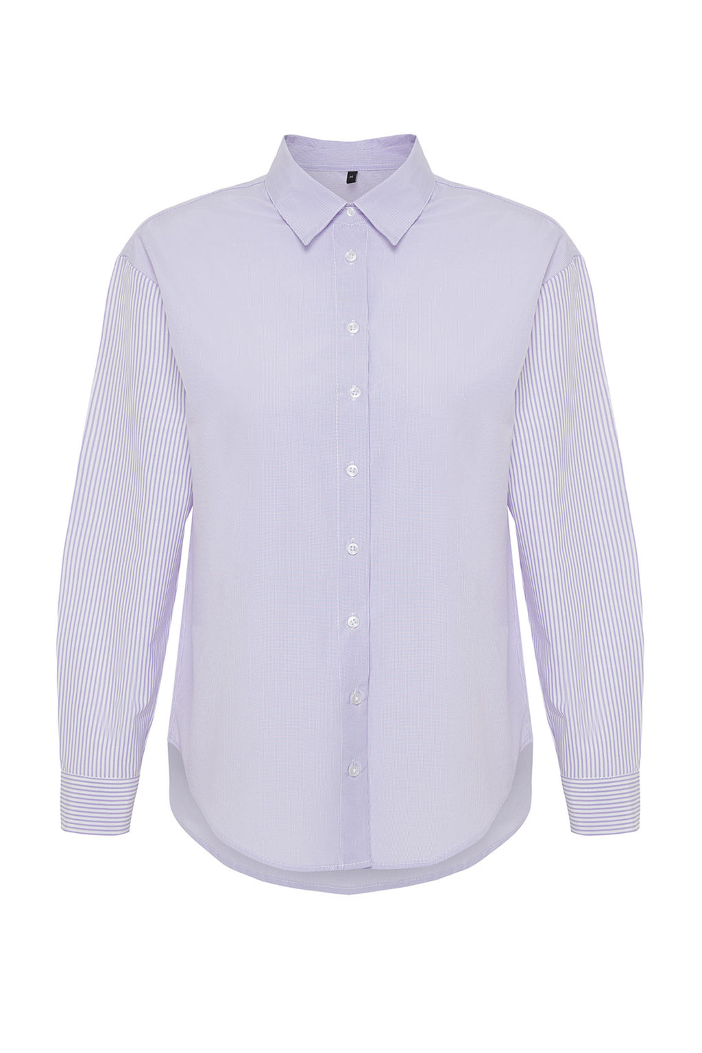 TRENDYOLMILLA Beyaz Loose Fit Pamuklu Dokuma Gomlek TWOAW20GO0107 фото 7