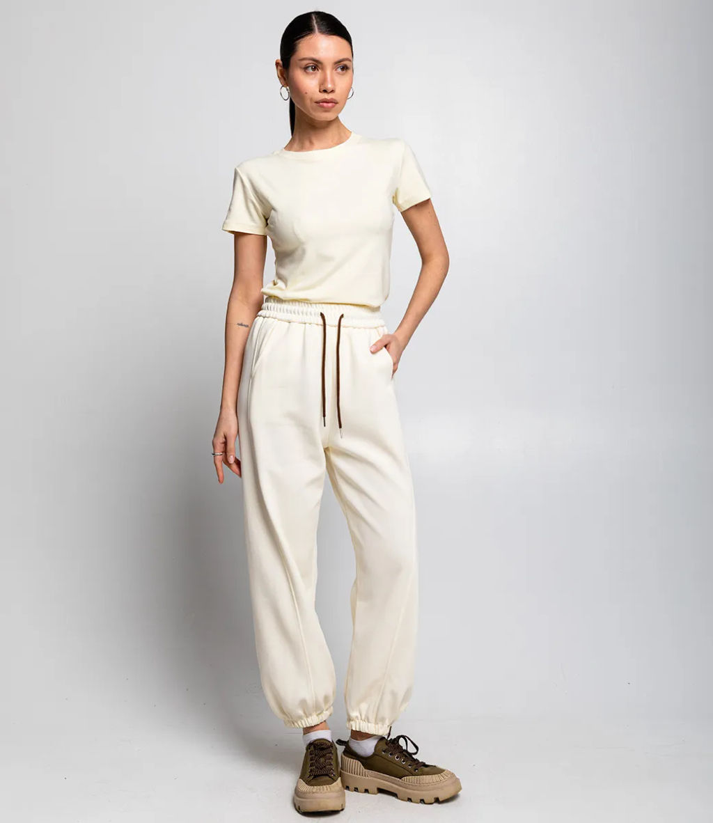 Футболка #КТ9005 (1), кремовый