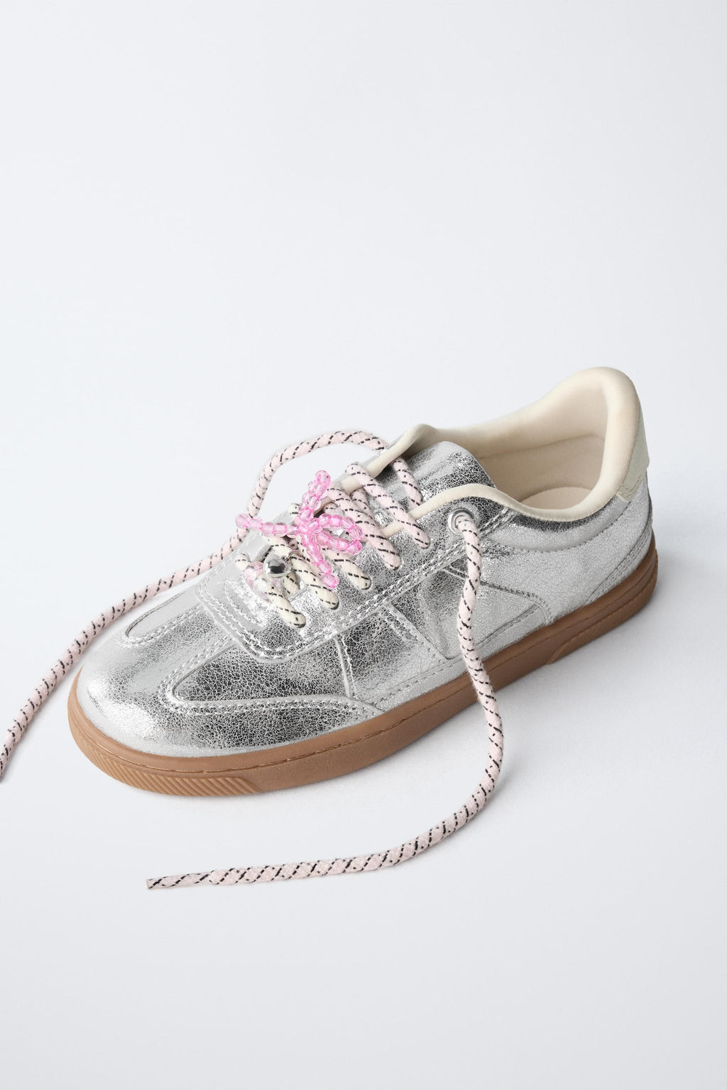 METALLIC CHARM TRAINERS - Zara фото 4