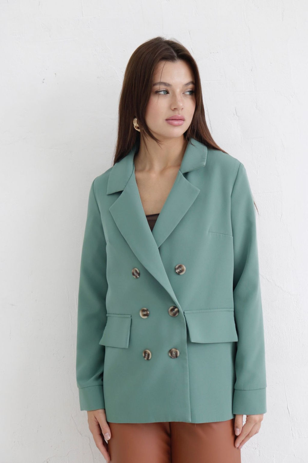 Двубортный жакет с английским воротником - Martichelli фото 122