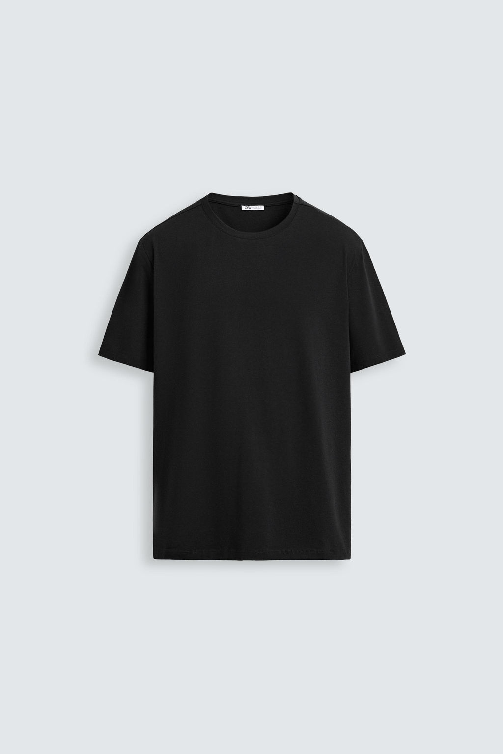 CAMISETA SLIM FIT B?SICA / Negro - Zara фото 6