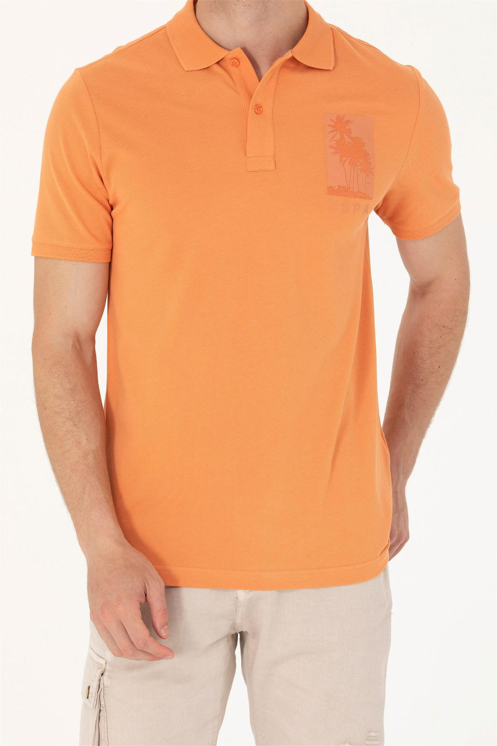 Мужская футболка с воротником-поло Brick Неожиданная скидка в корзине - U.s. polo assn фото 13