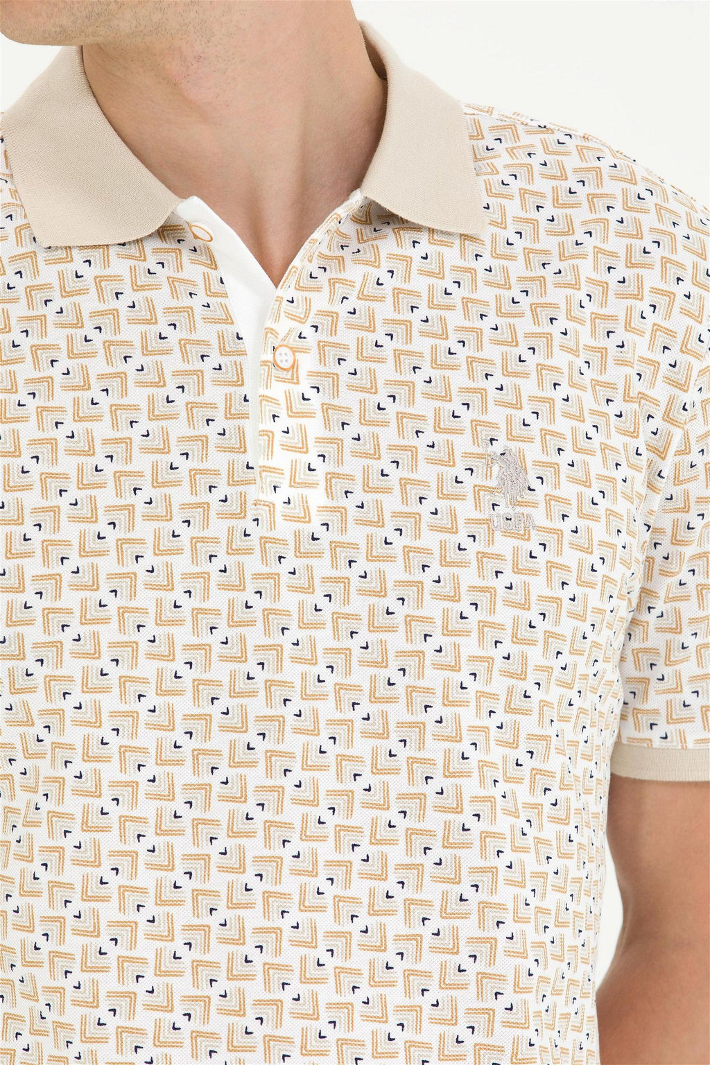 Мужская футболка с воротником-поло Stone - U.s. polo assn фото 14