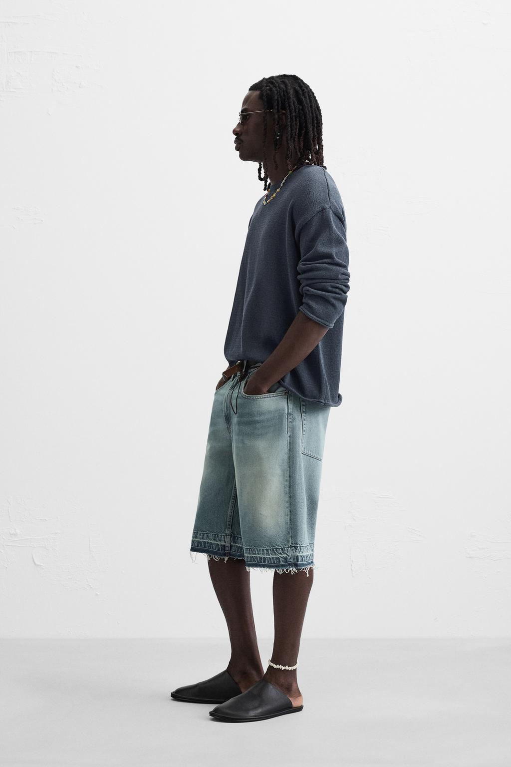 BAGGY-FIT BERMUDA JORTS - Zara фото 4