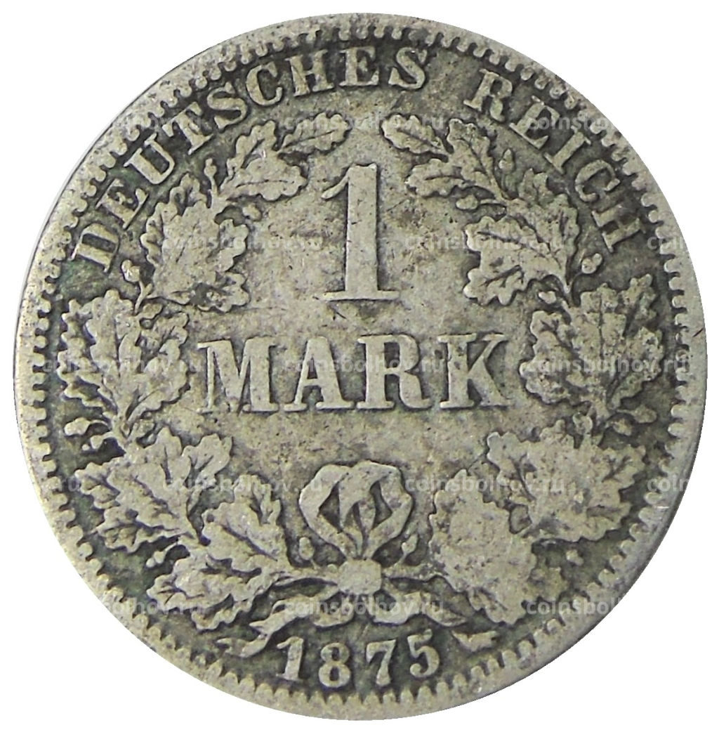 1 марка 1875 года A Германия