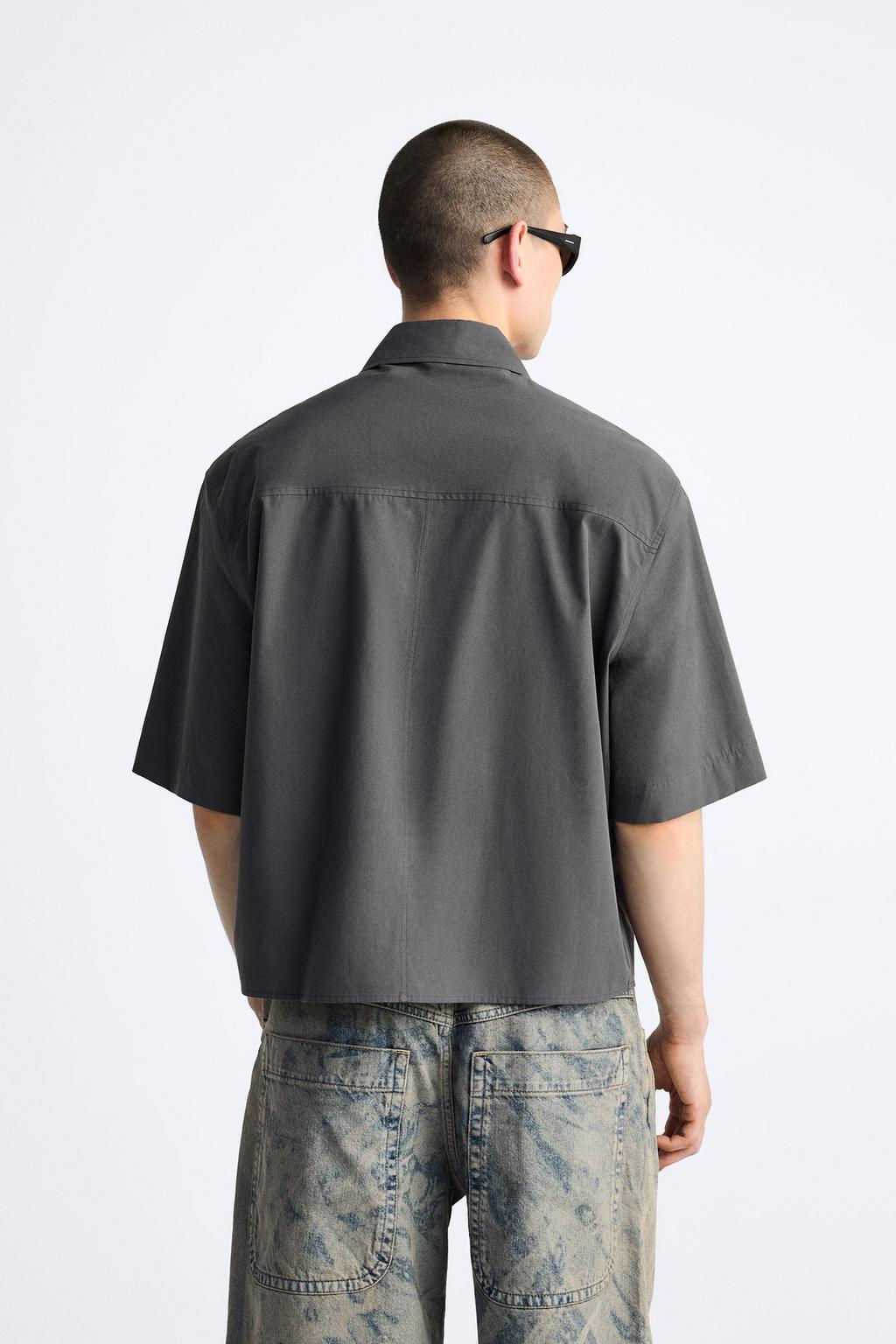 CROPPED FIT SHIRT - Zara фото 11