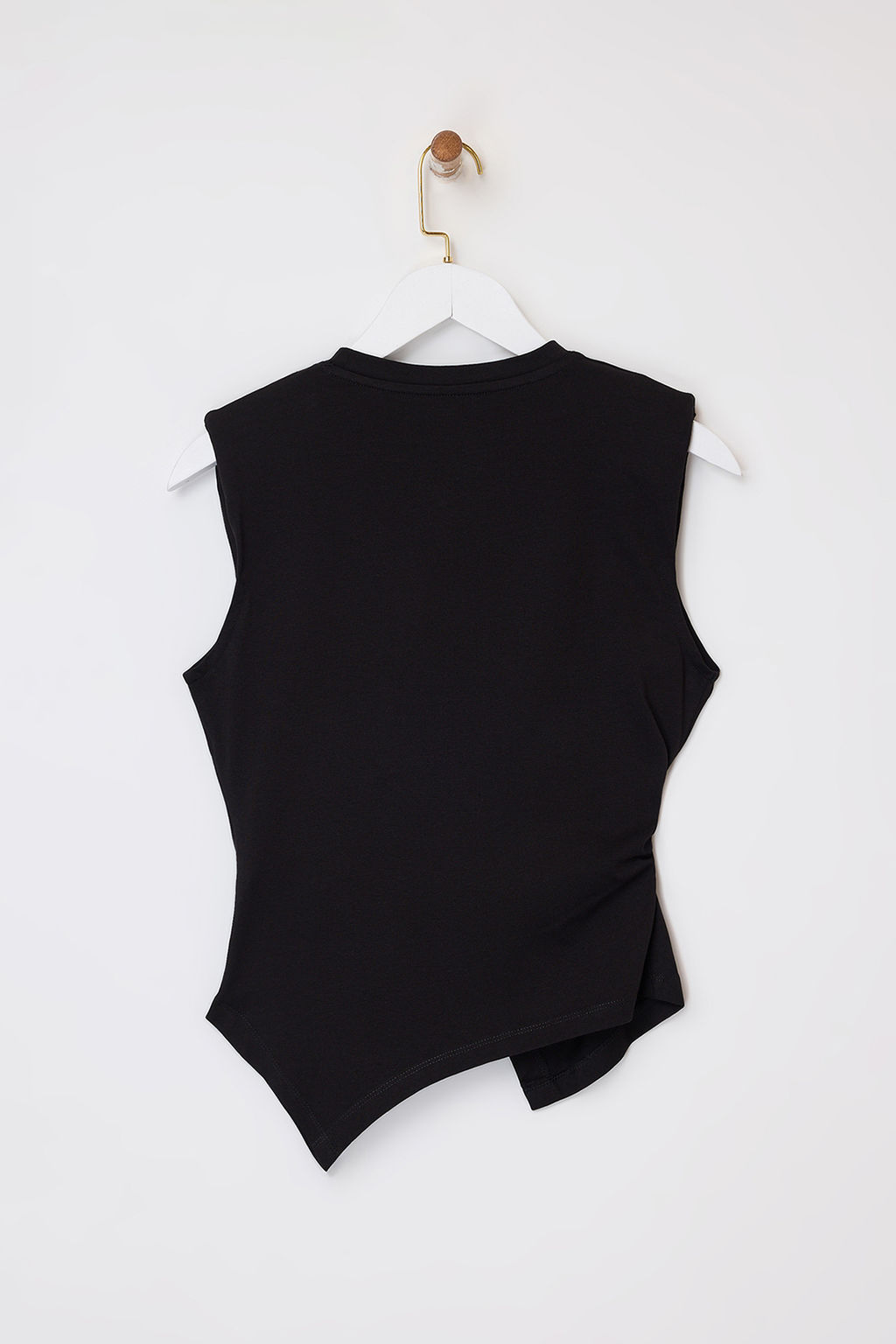 Siyah Fitted/Vucuda Oturan Kolsuz Pamuklu Esnek Orme Bluz TWOSS26BZ00081 - Trendyolmilla фото 6