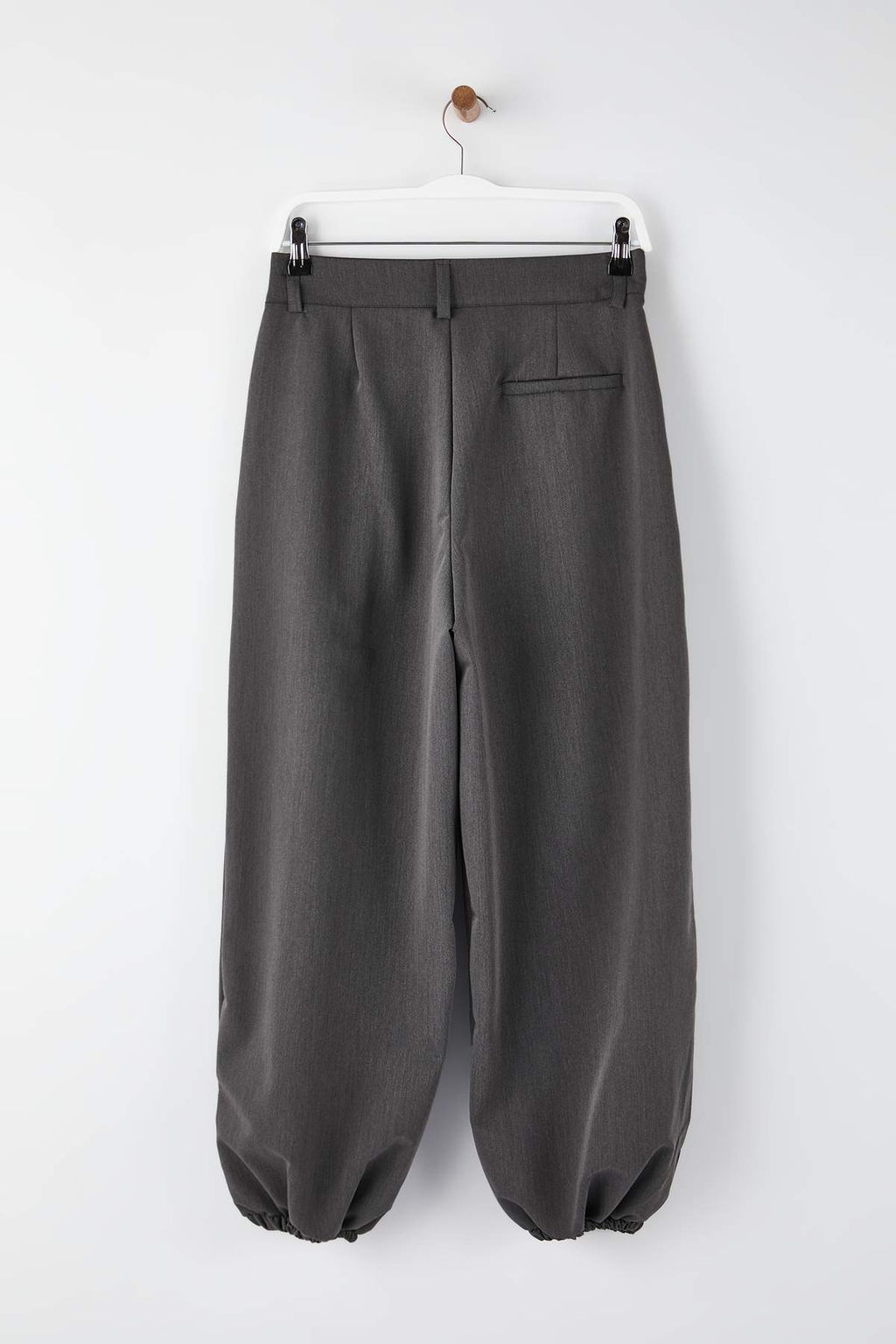 Kahverengi Yuksek Bel Dokuma Salvar Pantolon TWOAW26PL00169 - Trendyolmilla фото 12