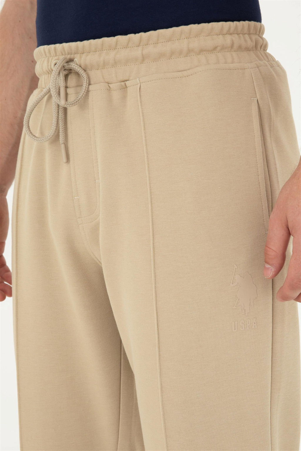 U. S. Polo Assn / Мужские спортивные штаны светло-хаки - U.s. polo assn фото 5