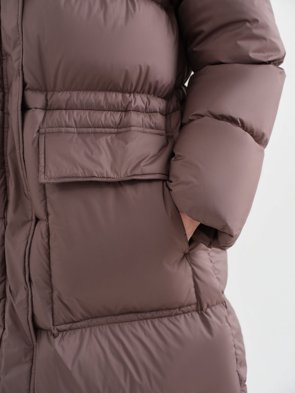 Conso/WDLF 230524 - cappuccino Пуховое пальто  фото 3