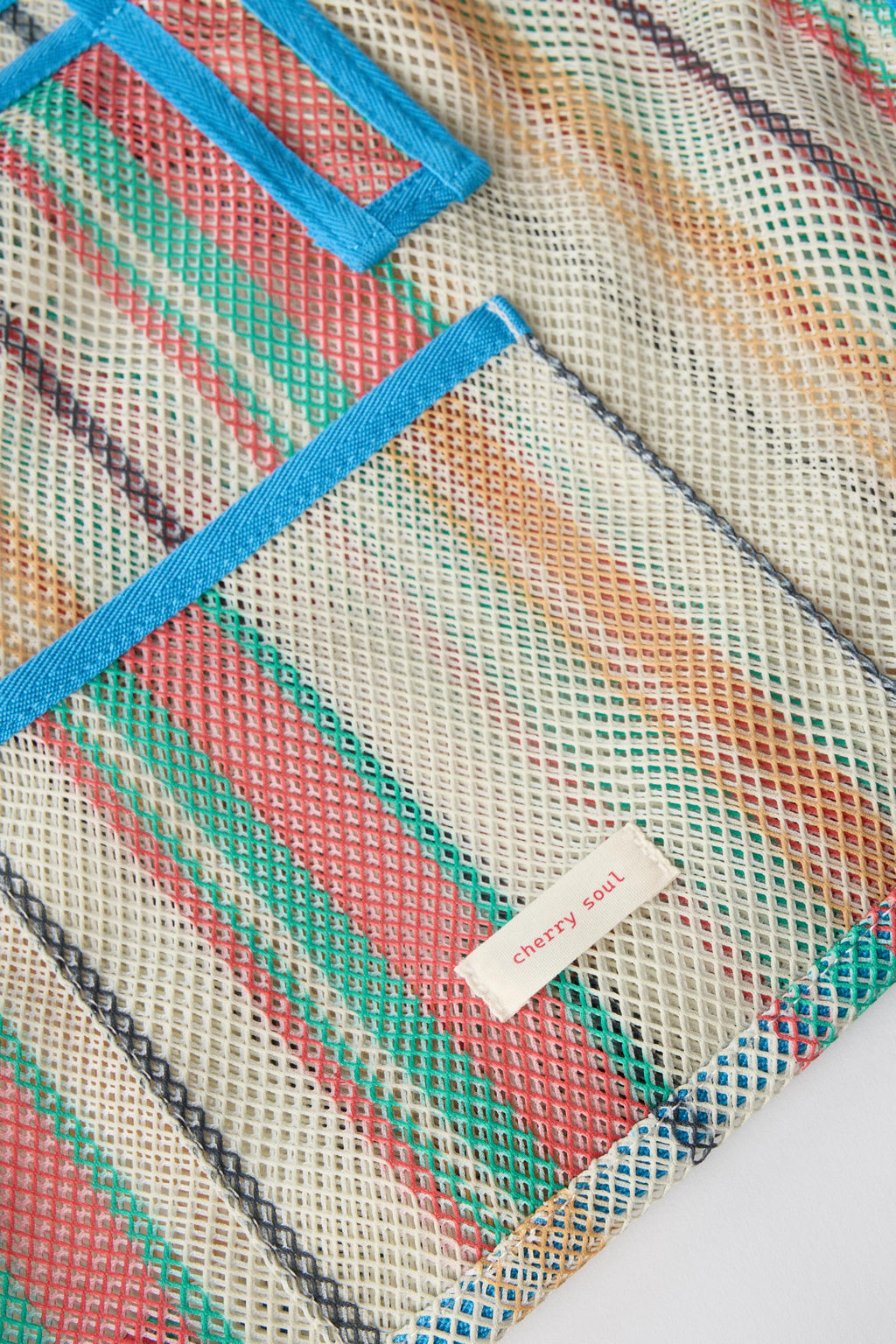 BOLSO SHOPPER REJILLA / Azul - Zara фото 5