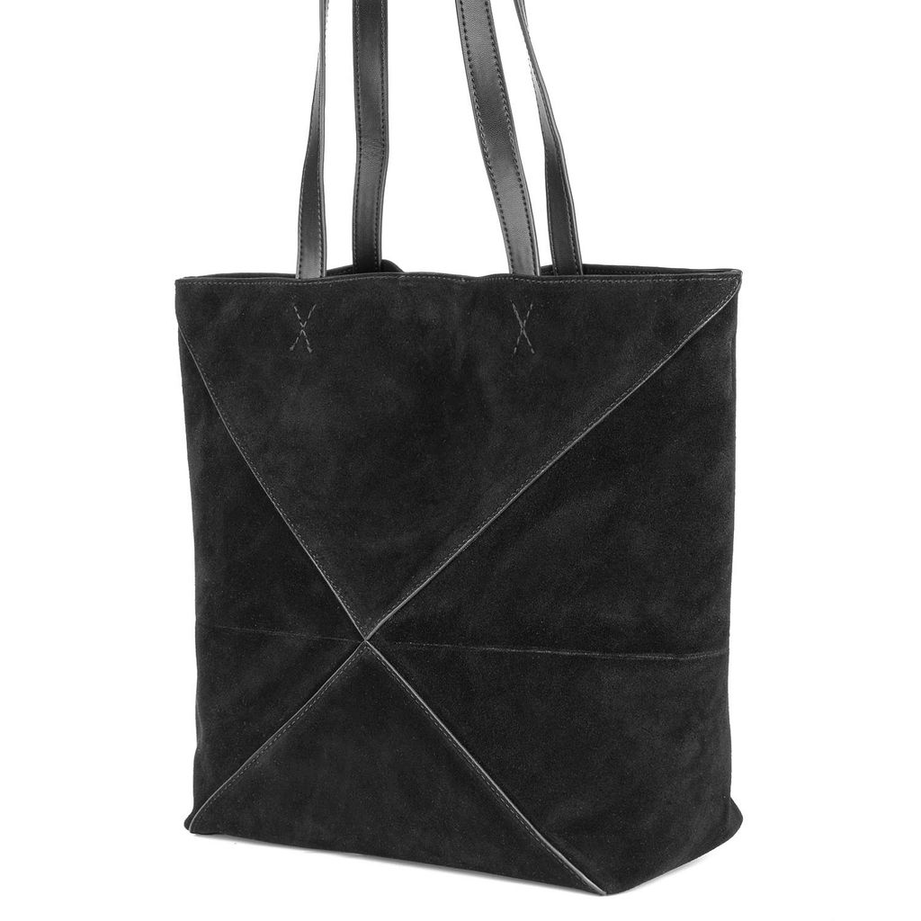 1086 black, Женская замшевая сумка, Barcelo Biagi