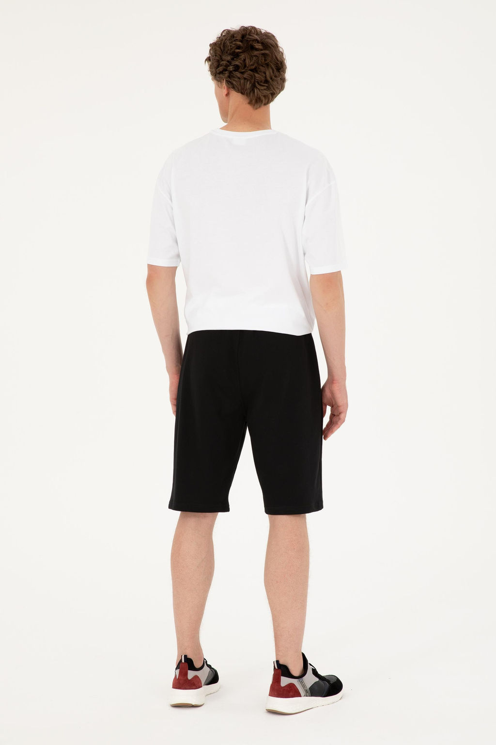 U. S. Polo Assn / Мужские черные трикотажные шорты - U.s. polo assn фото 4