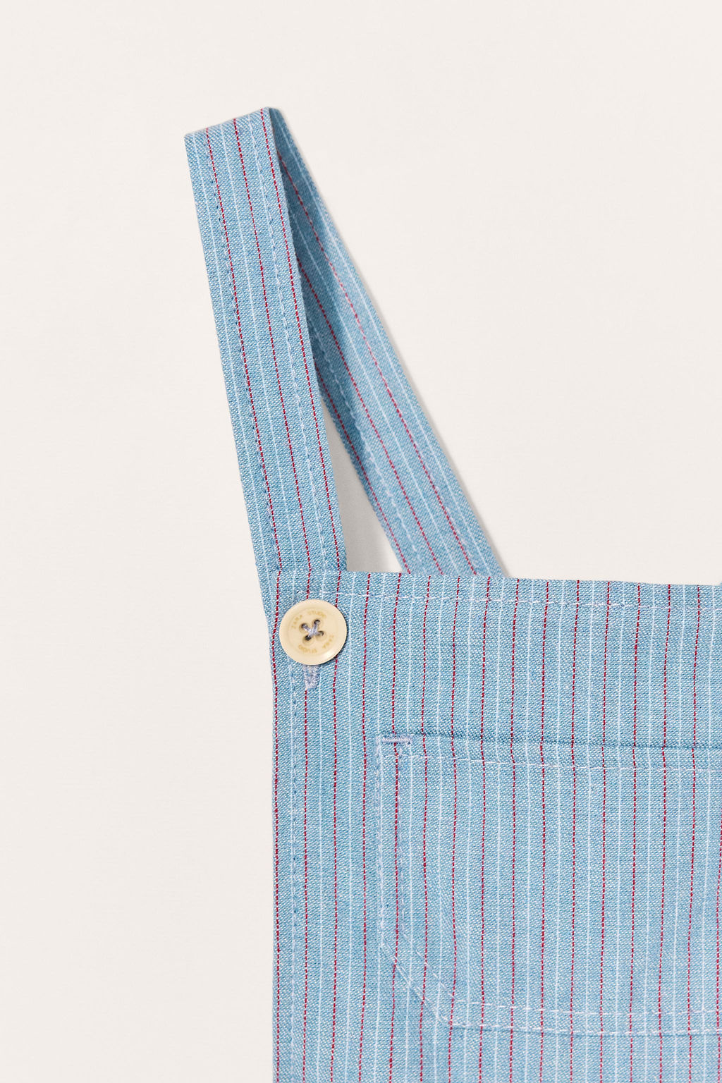 STRIPED SHORT DUNGAREES LIMITED EDITION - Zara фото 7