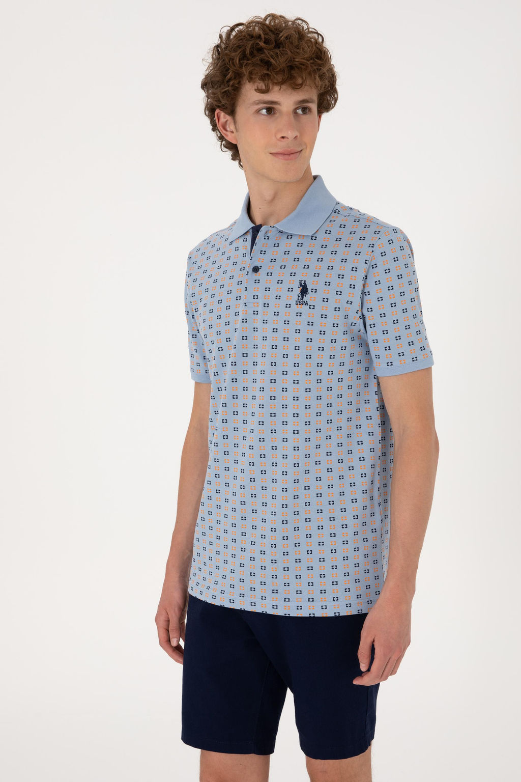Erkek A__k Mavi Ti__rt Sepette S_rpriz _ndirim - U.s. polo assn фото 3