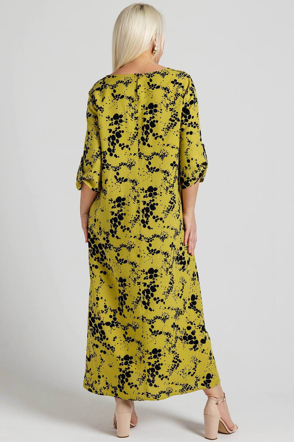 Платье 6168/02/Горчичный, черный - Rise фото 6